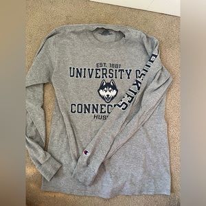 UCONN CHAMPION LONG SLEEVE SMALL
